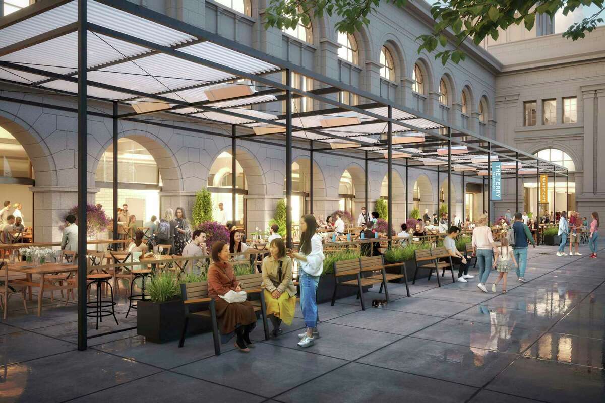 New renderings show what San Francisco’s iconic Ferry Building will look like following renovations set to begin this year.