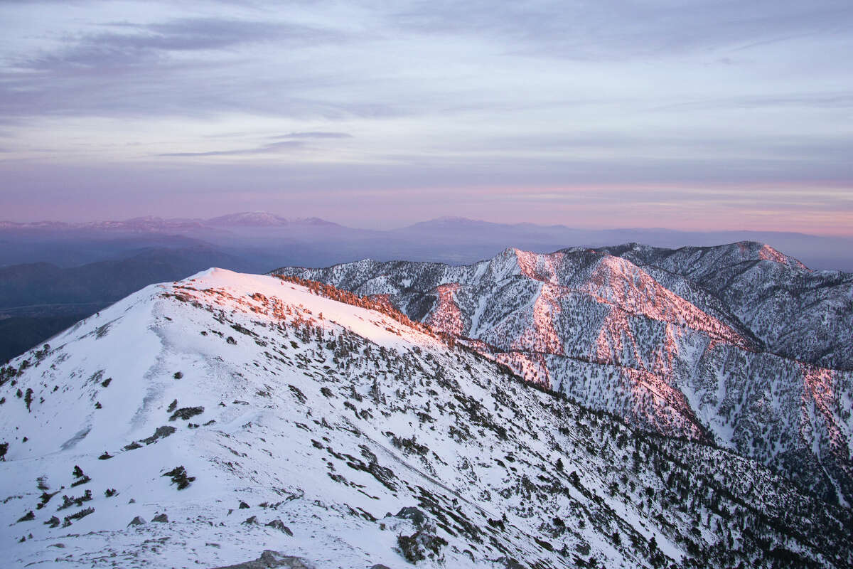 The summit of Mount Baldy, California.