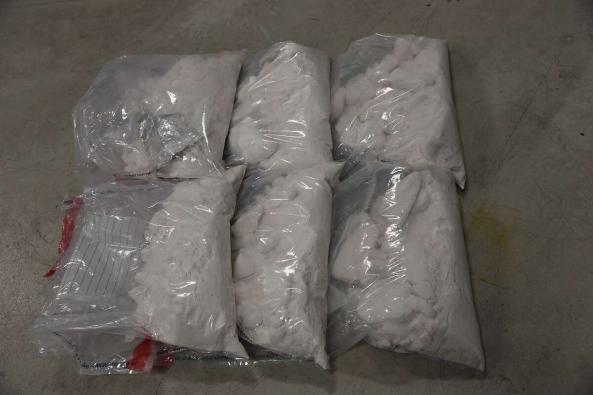 U.S. Customs and Border Protection officers seized 91.16 pounds of meth on Jan. 14 at the Juarez-Lincoln International Bridge. The contraband had an estimated street value of $1,796,581.