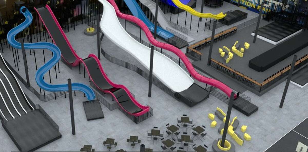 Texas First Waterless Indoor Slide Park Opening In Katy Mills Mall