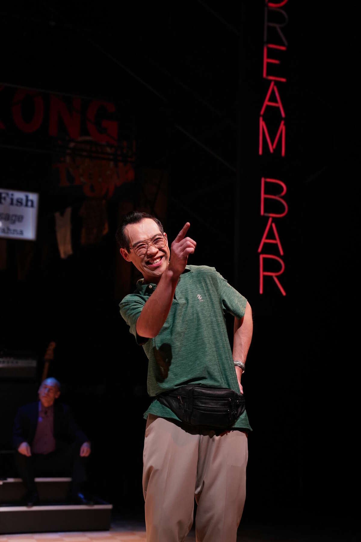 Joe Ngo in the Signature Theatre production of Cambodian Rock Band