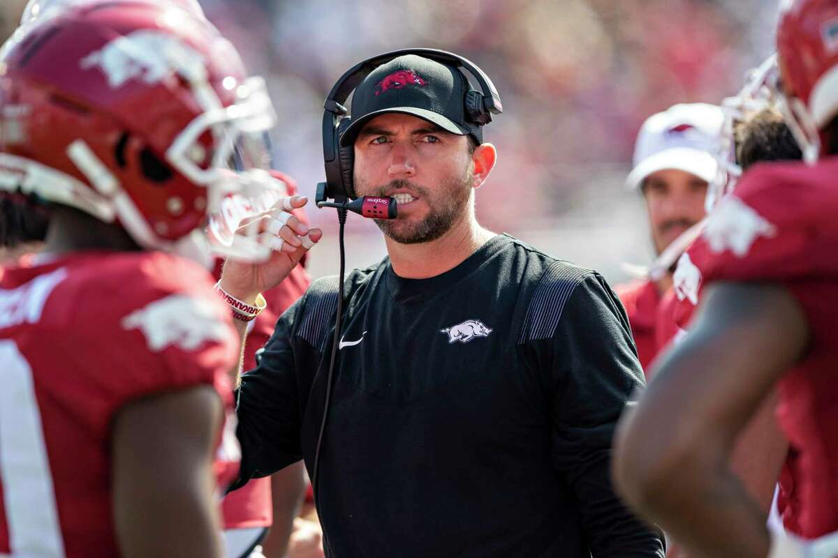 Kendal Briles, hired by TCU as its offensive coordinator, was most recently at Arkansas after stops at Florida Atlantic, UH and Florida State after leaving Baylor in wake of school's sexual assault cases and the firing of his father, Art Briles.