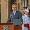 AUSTIN, TEXAS - JANUARY 17: Texas Lieutenant Gov. Dan Patrick speaks after being sworn in during his inauguration ceremony at the Texas State Capitol on January 17, 2023 in Austin, Texas. Texas Gov. Greg Abbott and Lieutenant Gov. Dan Patrick were sworn in for their third terms in office.