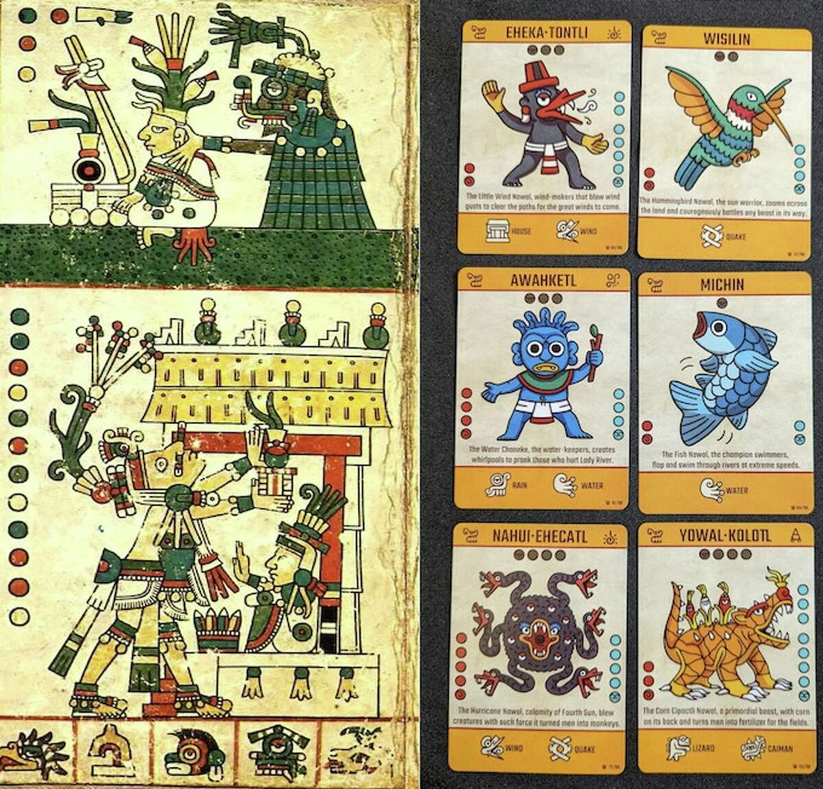 The Codex Fejervary Mayer & Nawalli card game