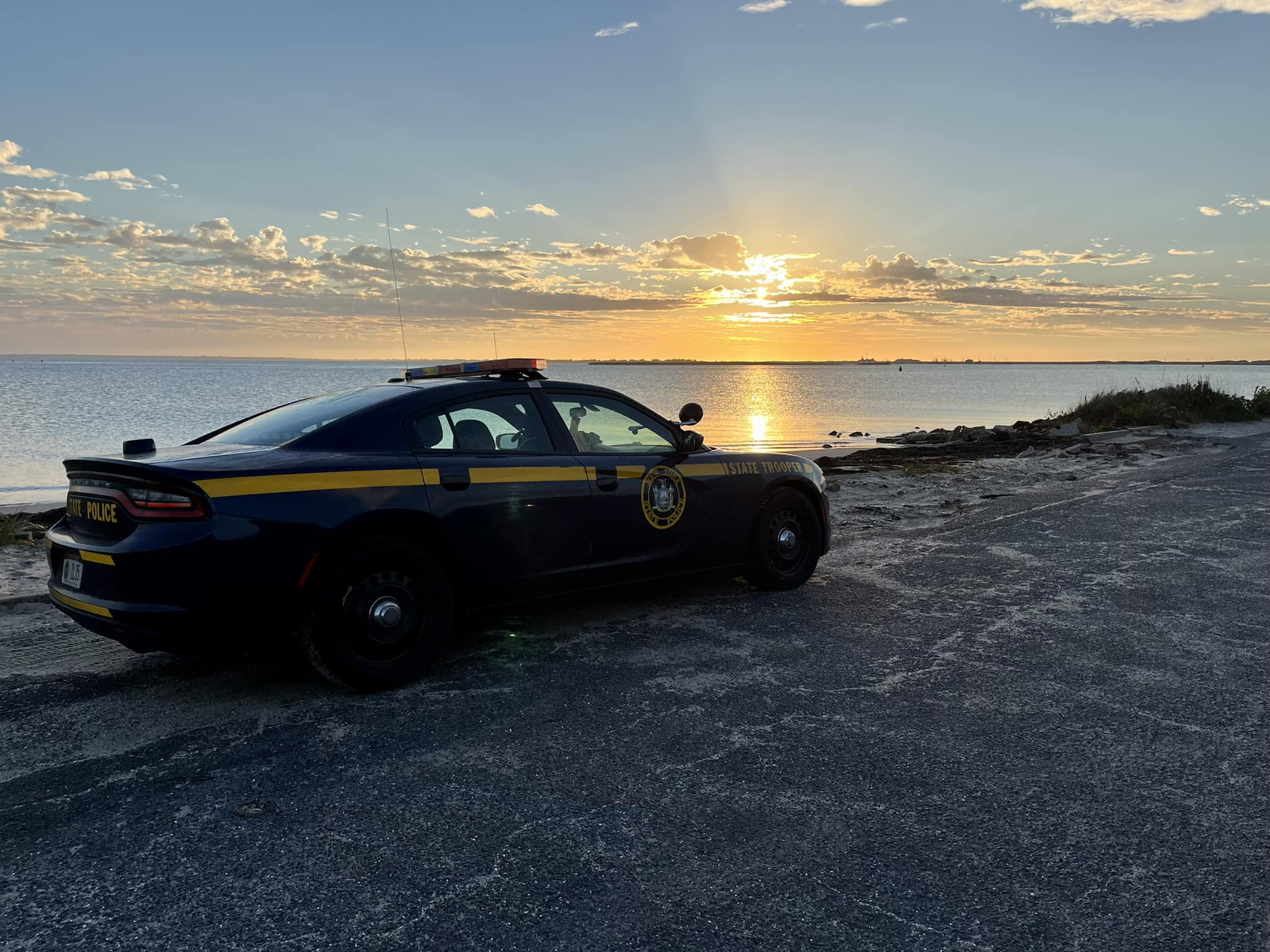 Roadway closed after crash damages power infrastructure, Guilford