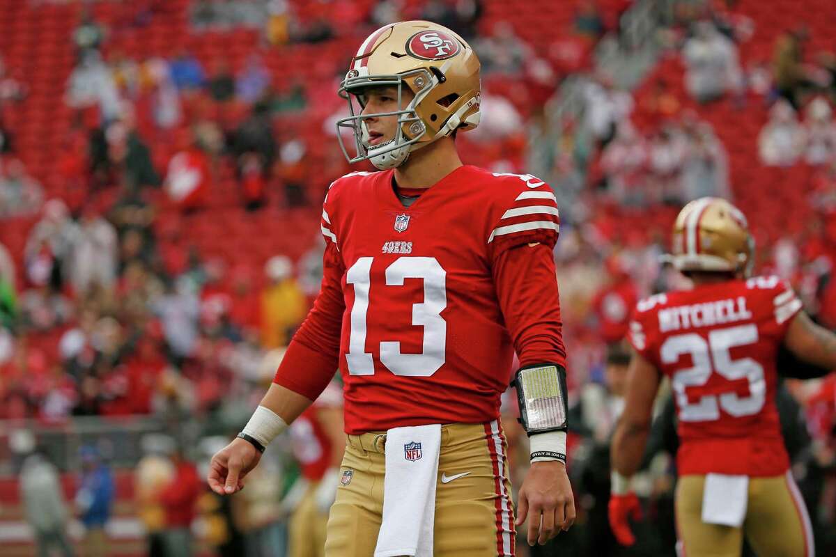 San Francisco’s Brock Purdy began the season third on the depth chart as a rookie QB, but now he’s the 49ers’ main man.