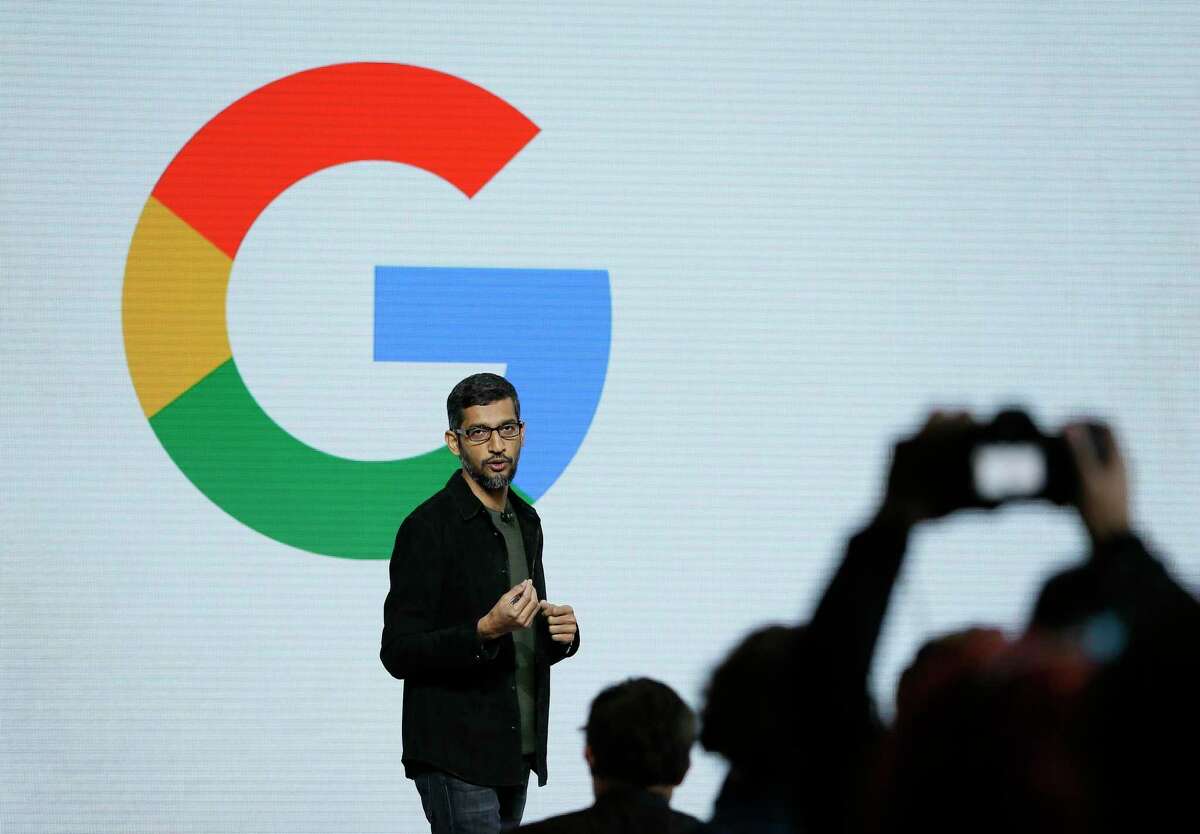 Google layoffs reach 12,000 as global tech job cuts continue. Google CEO Sundar Pichai speaks during a 2016 product event in San Francisco.