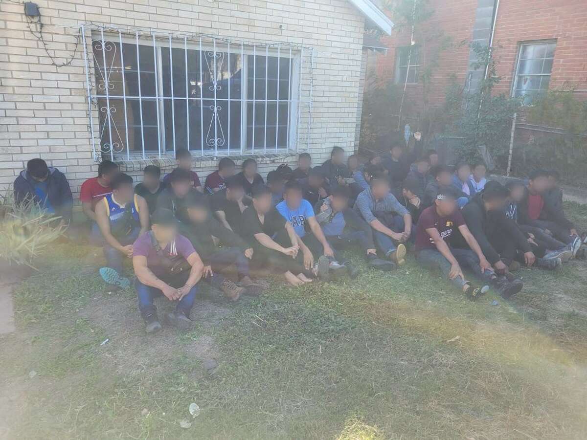 U.S. Border Patrol agents along with the Texas Department of Public Safety and the Webb County Precinct 2 Constable's Office dismantled a stash house and apprehended 38 migrants in the 700 block of Clark Boulevard.