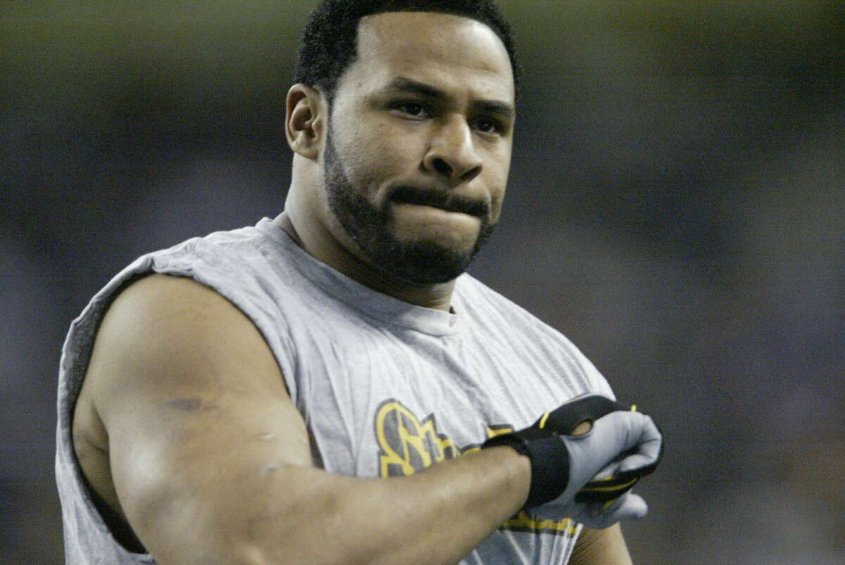 Jerome Bettis pre-game. Seattle Seahawks vs. Pittsburgh Steelers in Super Bowl XL in Detroit on Sunday, Feb. 5, 2006. Seattle Post-Intelligencer photo By Mike Urban