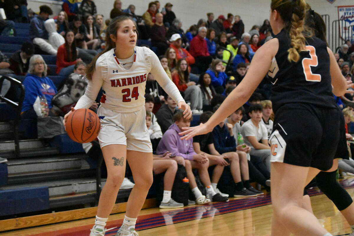 Karly Densmore led Chippewa Hills with six points in the Warriors' 24-15 loss to White Cloud.