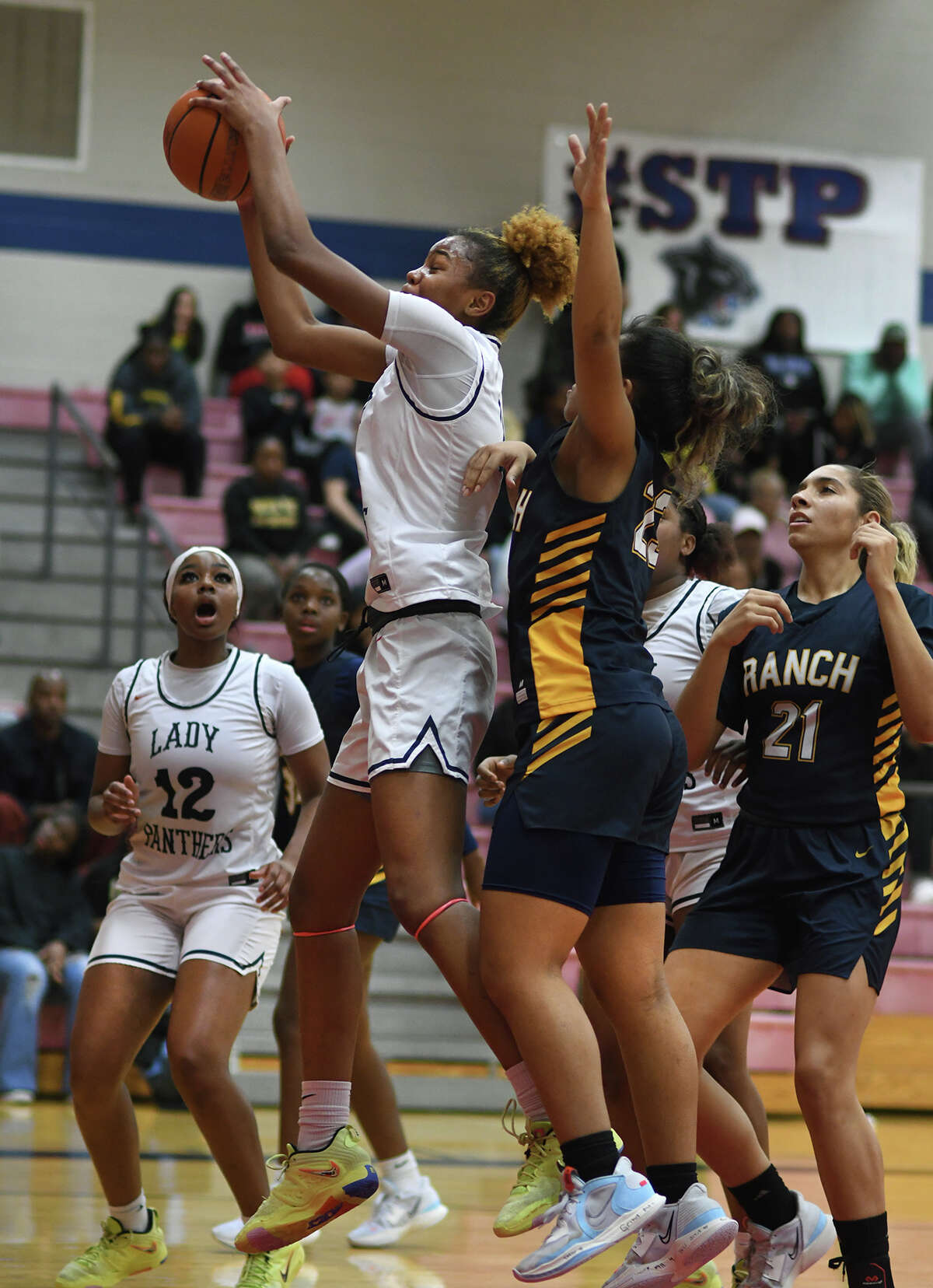 Girls basketball Cypress Springs Panthers beat Cy Ranch Mustangs