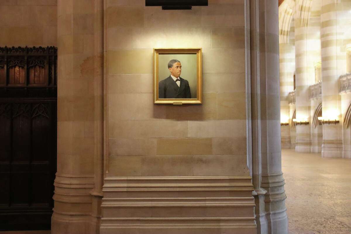 This small portrait of Edward Bouchet, on display in Yale’s Sterling Memorial Library since 1990, spurred Ramsey’s interest in telling the man’s life story.