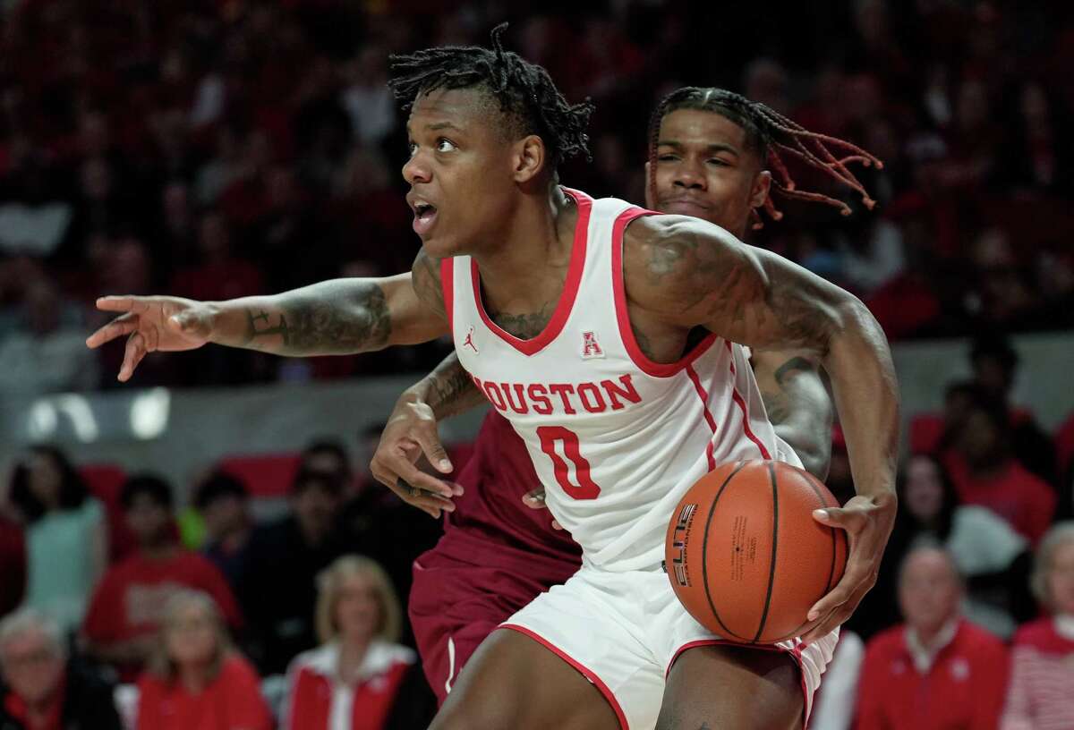 Marcus Sasser and UH are 5-0 in true road games this season, with another on tap Wednesday in Orlando against Central Florida.