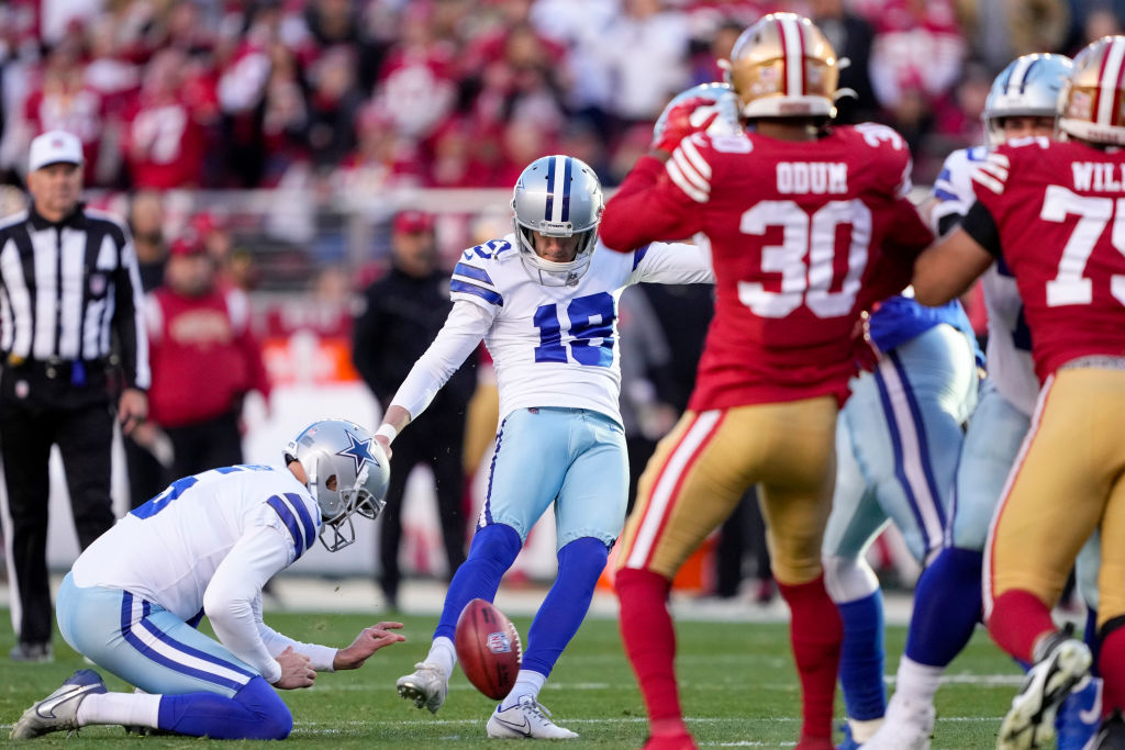 Embattled Cowboys kicker blocked from practice tries by 49ers players in  chippy pre-game altercation