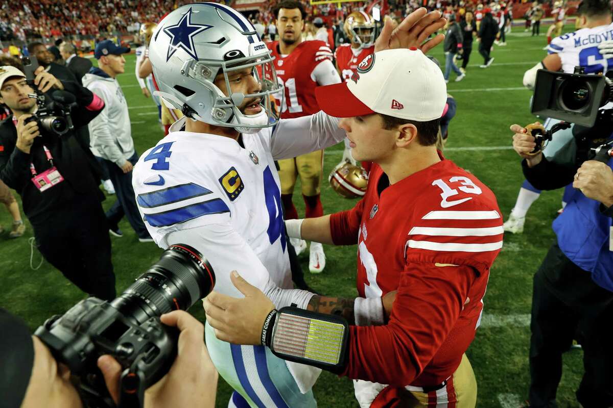 Echoing 49ers’ past playoff victories over Cowboys, Brock Purdy came