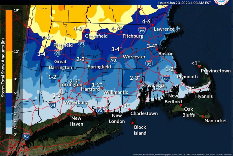 Sleet and snow causing slick conditions in parts of CT