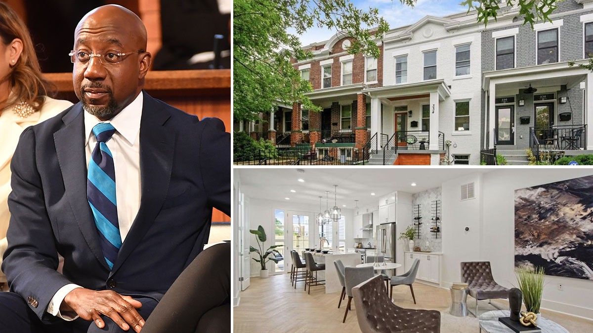 Sen. Raphael Warnock Lands A New Home In Dc For $1.1m