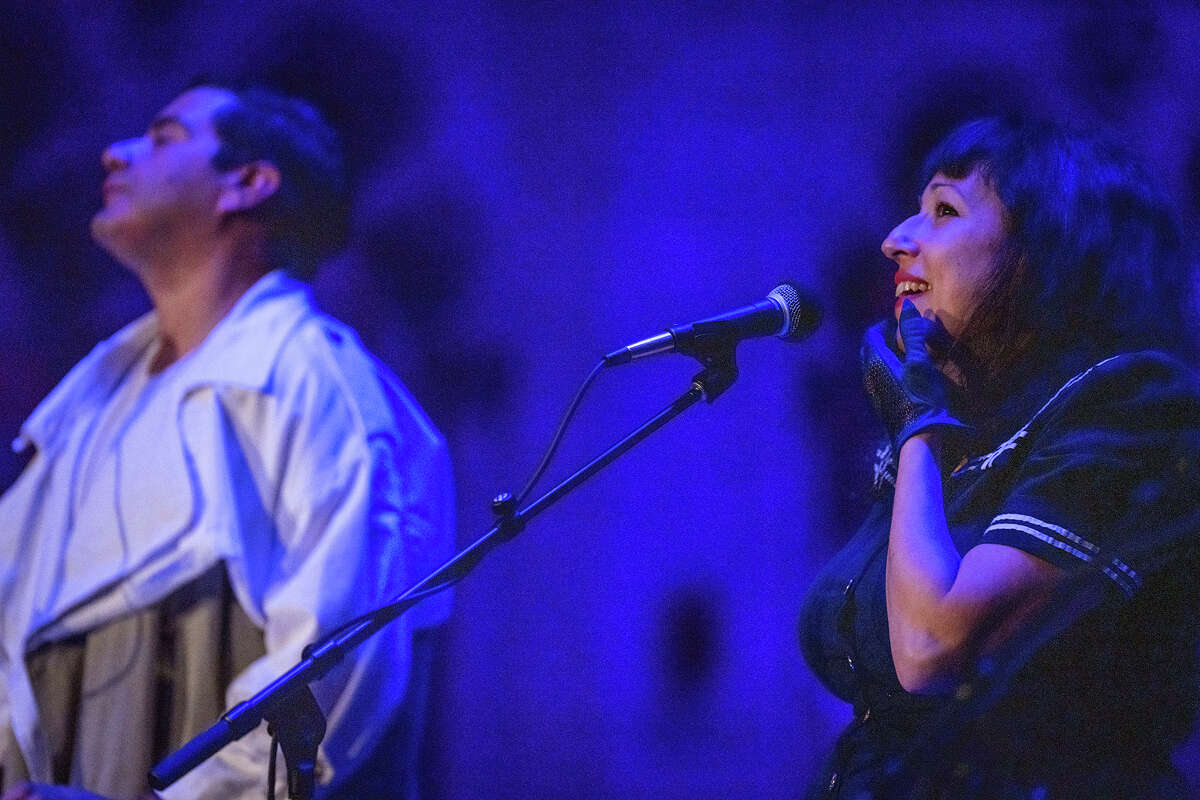 Cold Beat performs inside Grace Cathedral in San Francisco, Calif. on January 20, 2023.