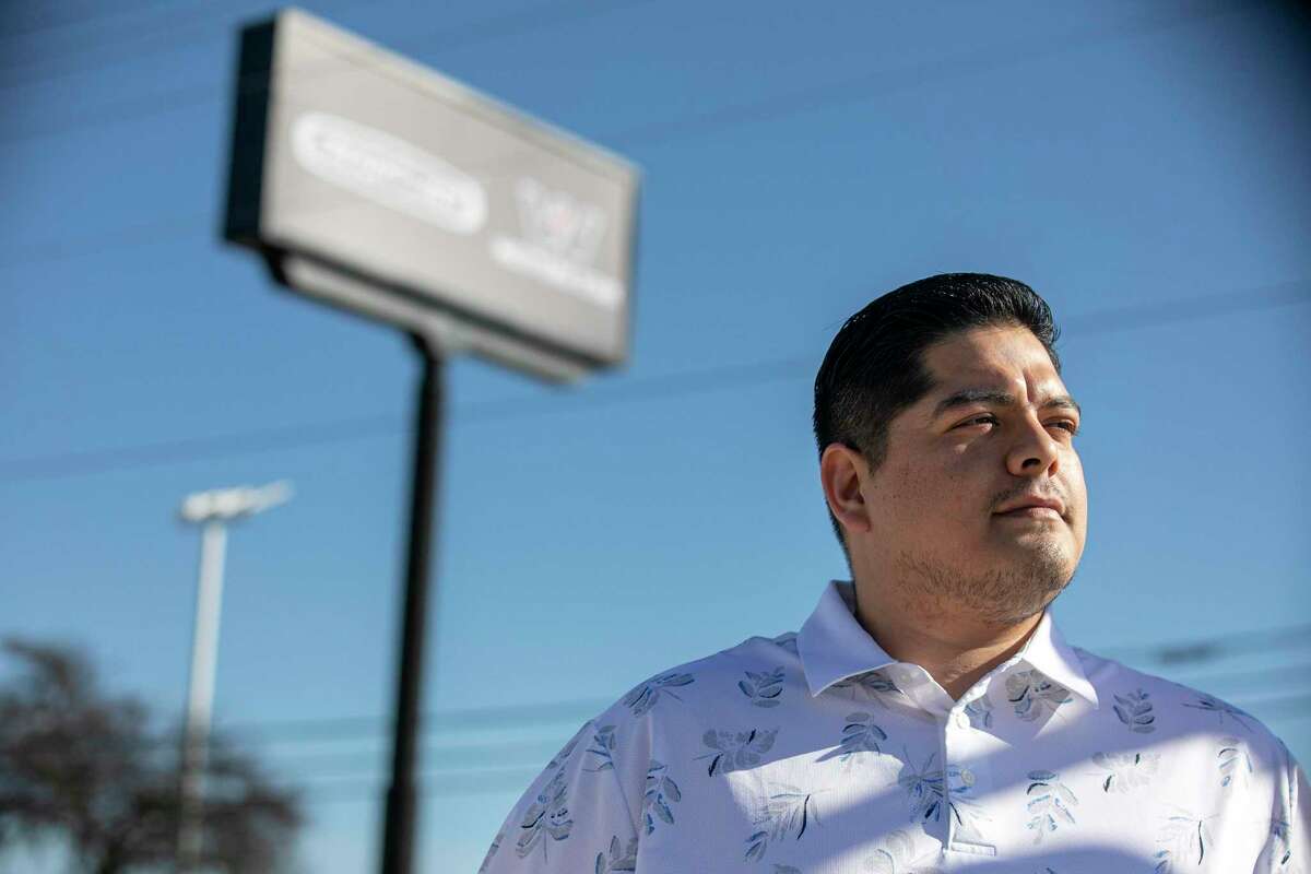 San Antonio truck driver Rolando Denova, Jr., is suing Doggett Freightliner South Texas alleging he dropped off his truck for service and it later was stolen.