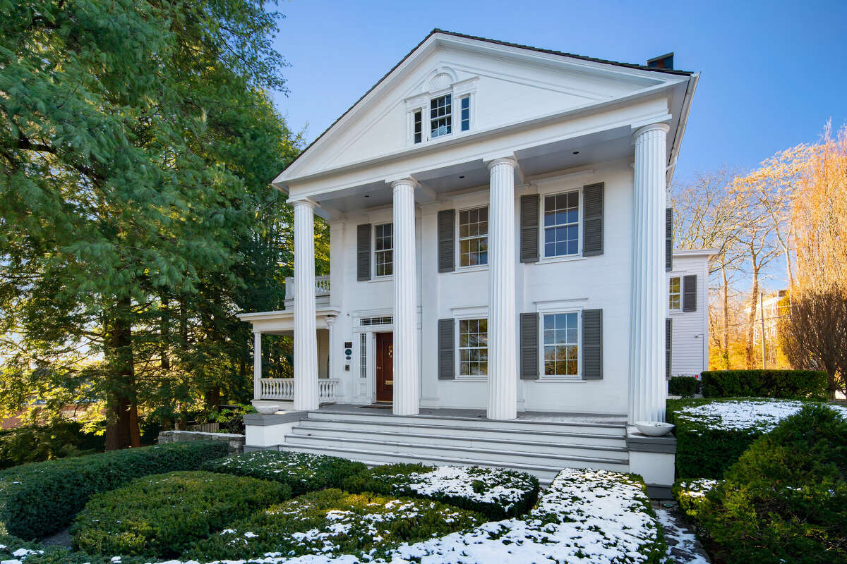 The home at 63 Park St. in New Canaan, was originally built in 1836 and has since served many purposes, including a private residence, a boarding house, architectural firm and now a historical foundation center.