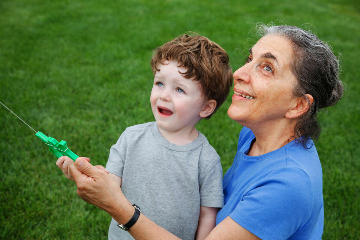 Longtime Middletown resident, Russell Library employee and fiber artist Carol Schulz died Jan. 13 at 75. She's shown here with her grandson Eli years ago.