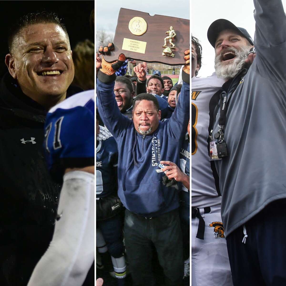 Mike Forget (Darien), Reggie Lytle (Hillhouse) and Dan Hassett (Weston) are three state championship coaches who resigned after the 2022 season.