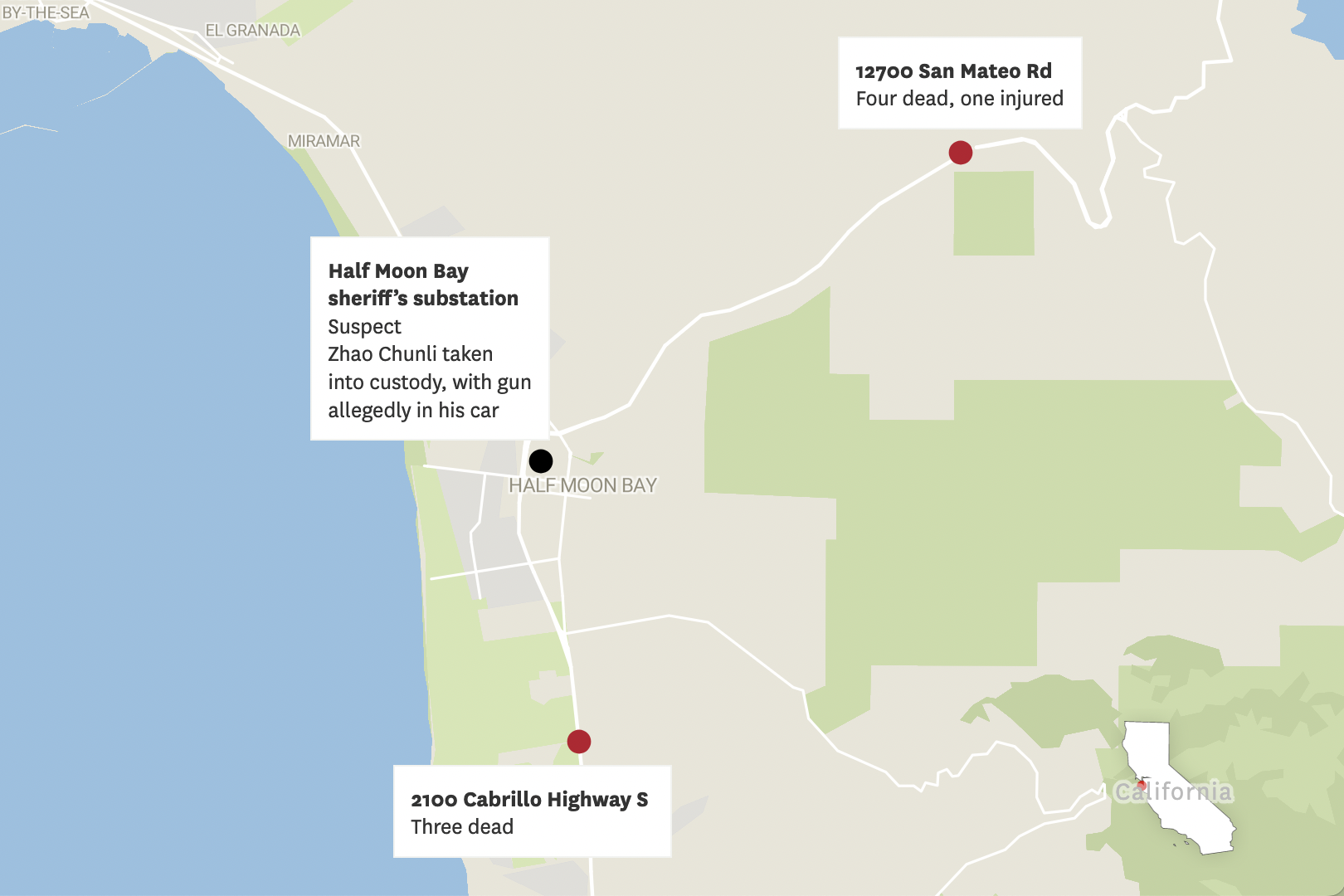 Half Moon Bay Mass Shooting 7 Dead And One Injured   RawImage 