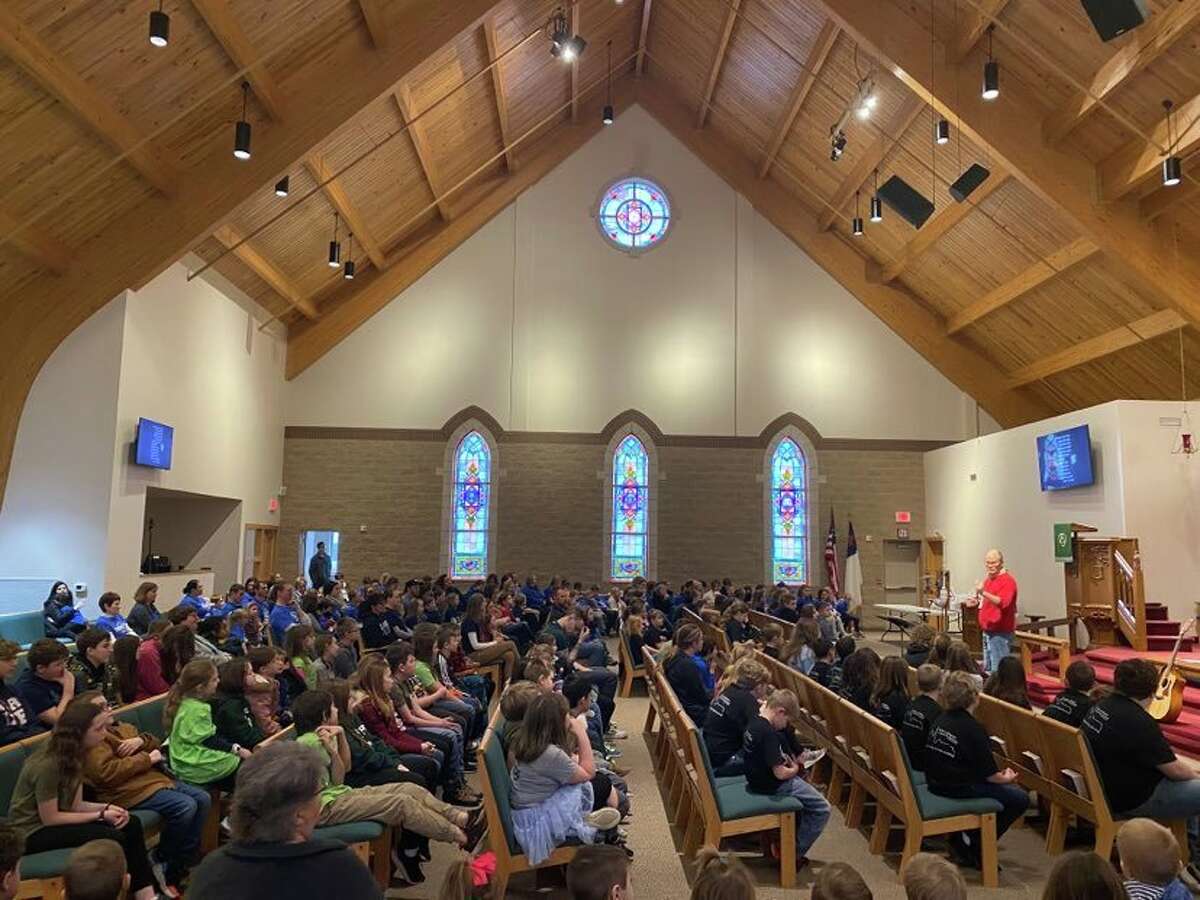 Students from Lutheran schools across West Michigan travelled to Reed City Trinity Lutheran School to celebrate National Lutheran Schools Week.