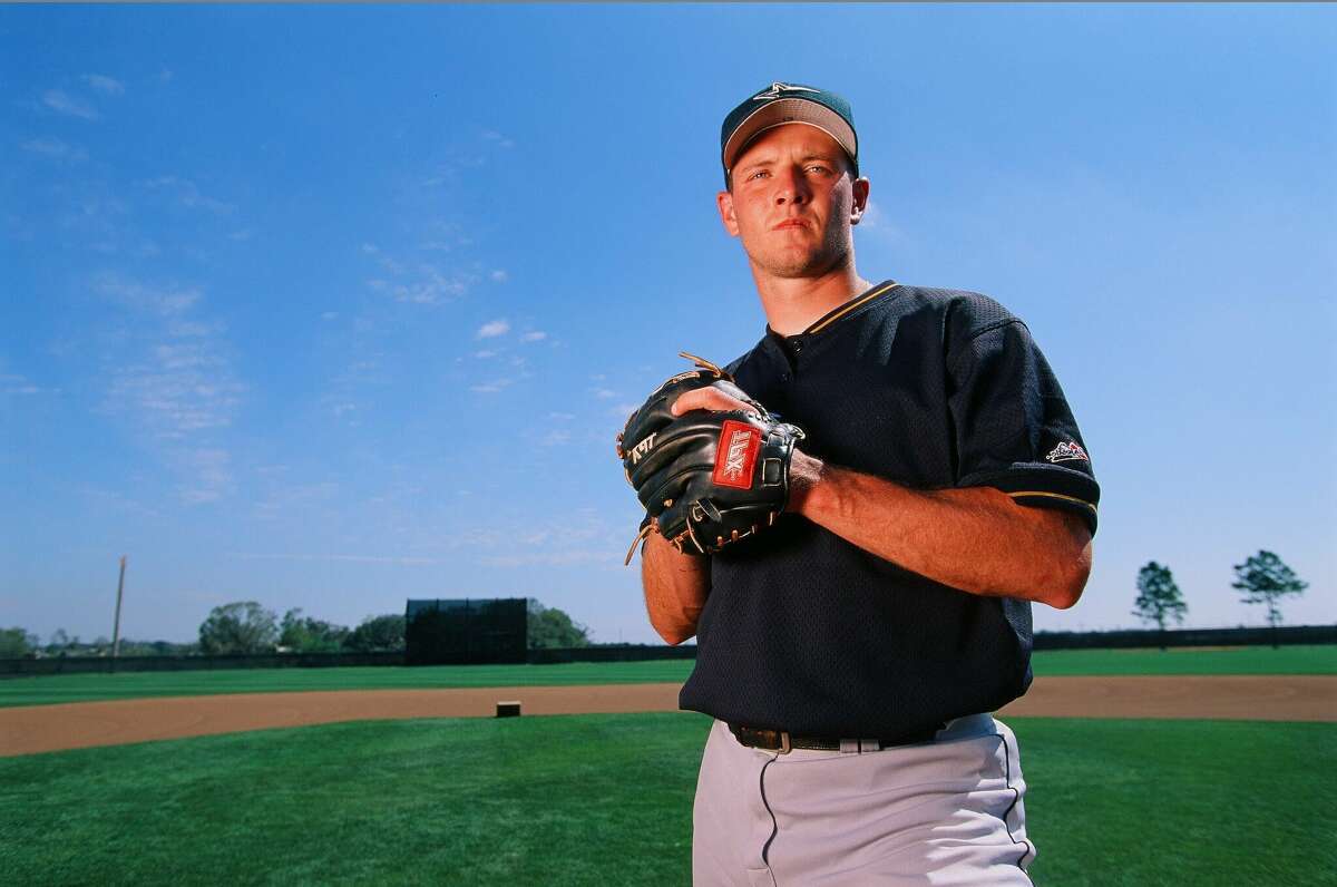 Billy Wagner of the Houston Astros poses for a photo on February 26, 1998.