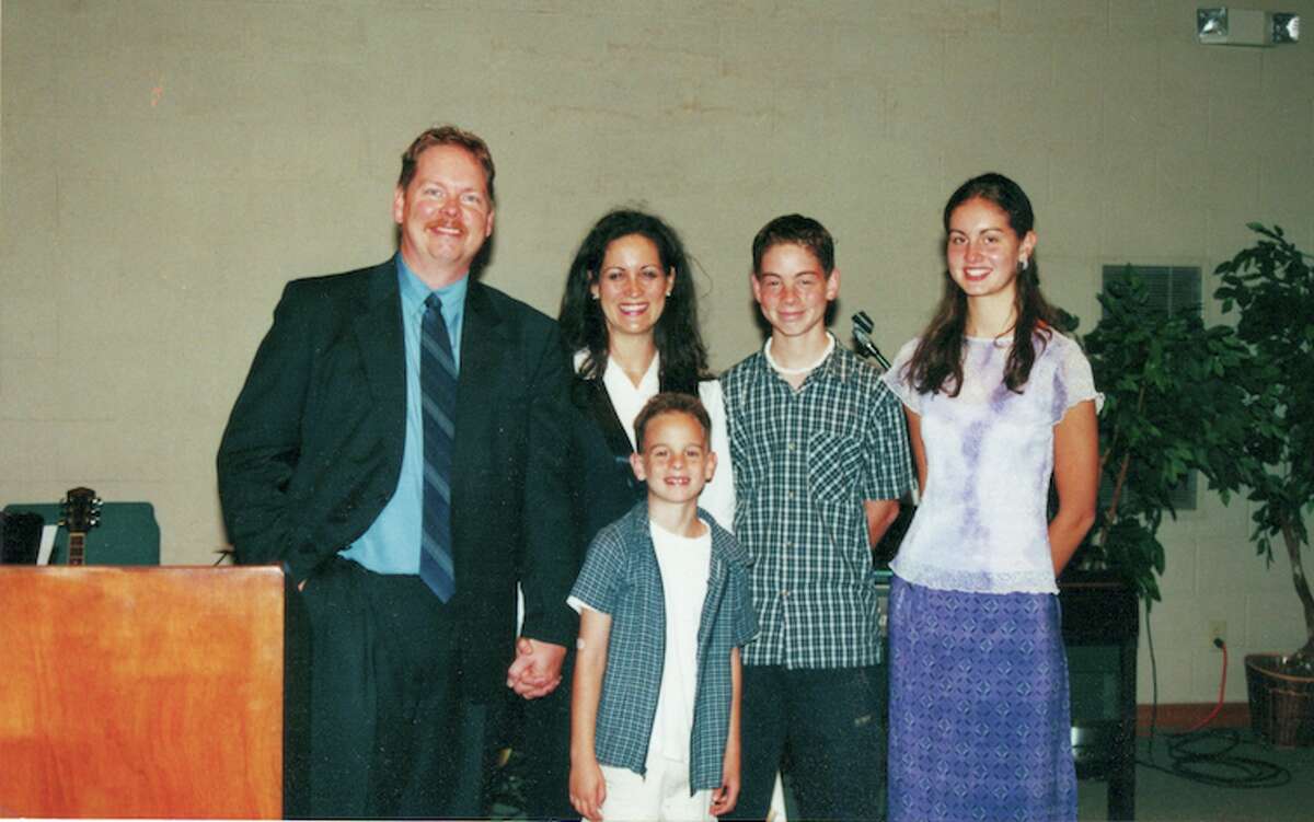 The Rev. Patrick B. Pointer is pictured with his wife Joanie and their children.