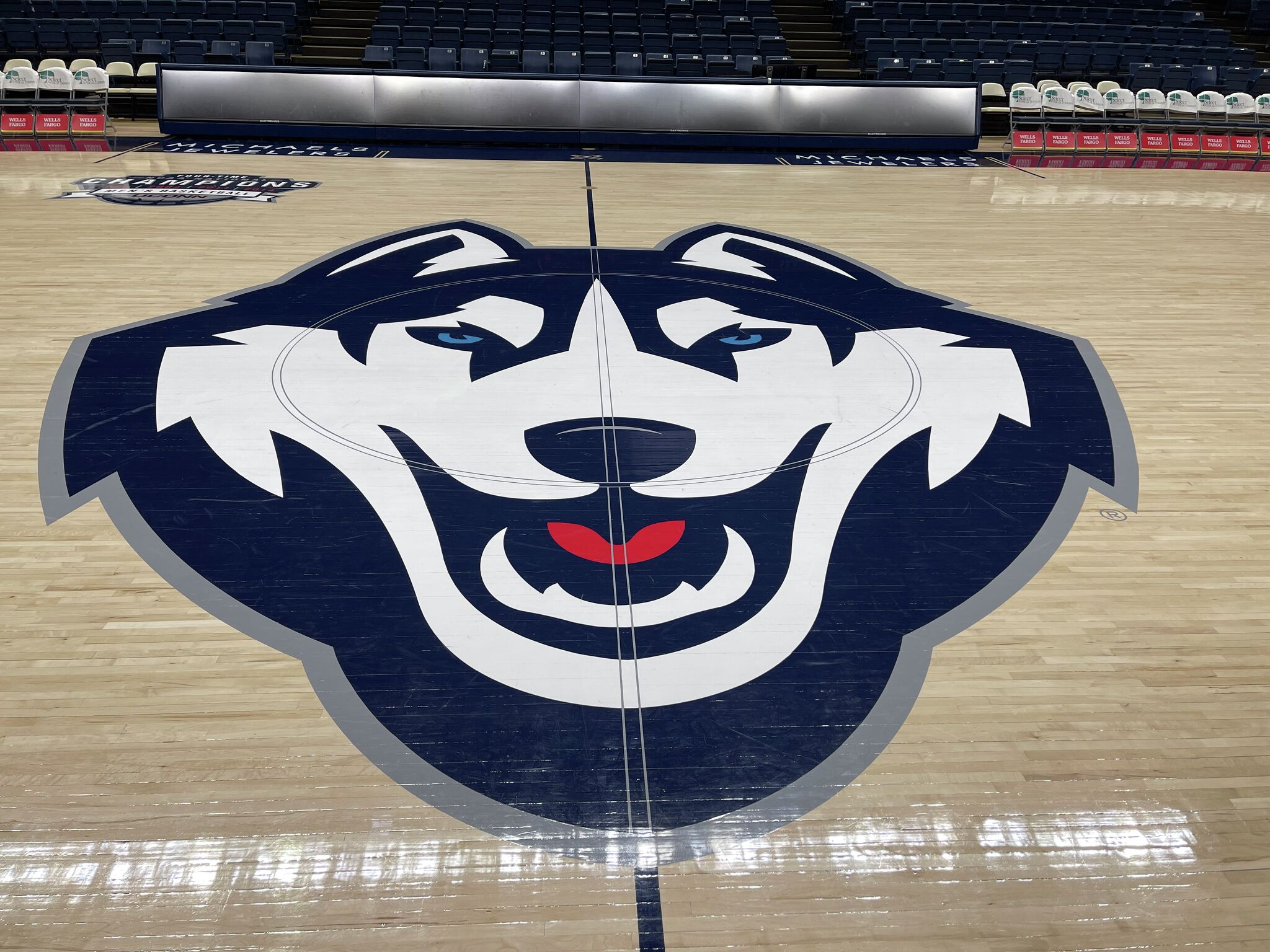 Behind UConn's plan to auction sections of Gampel Pavilion court