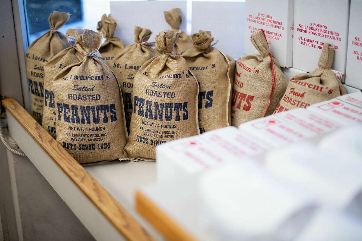 Located on the corner of 3rd and Water Streets in downtown Bay City, St. Laurent Brothers has been a favorite stop for Michigan travelers for over 119 years. Since 1904, St. Laurent Brothers has been manufacturing Michigan's finest All Natural Peanut Butter without preservatives or additives.