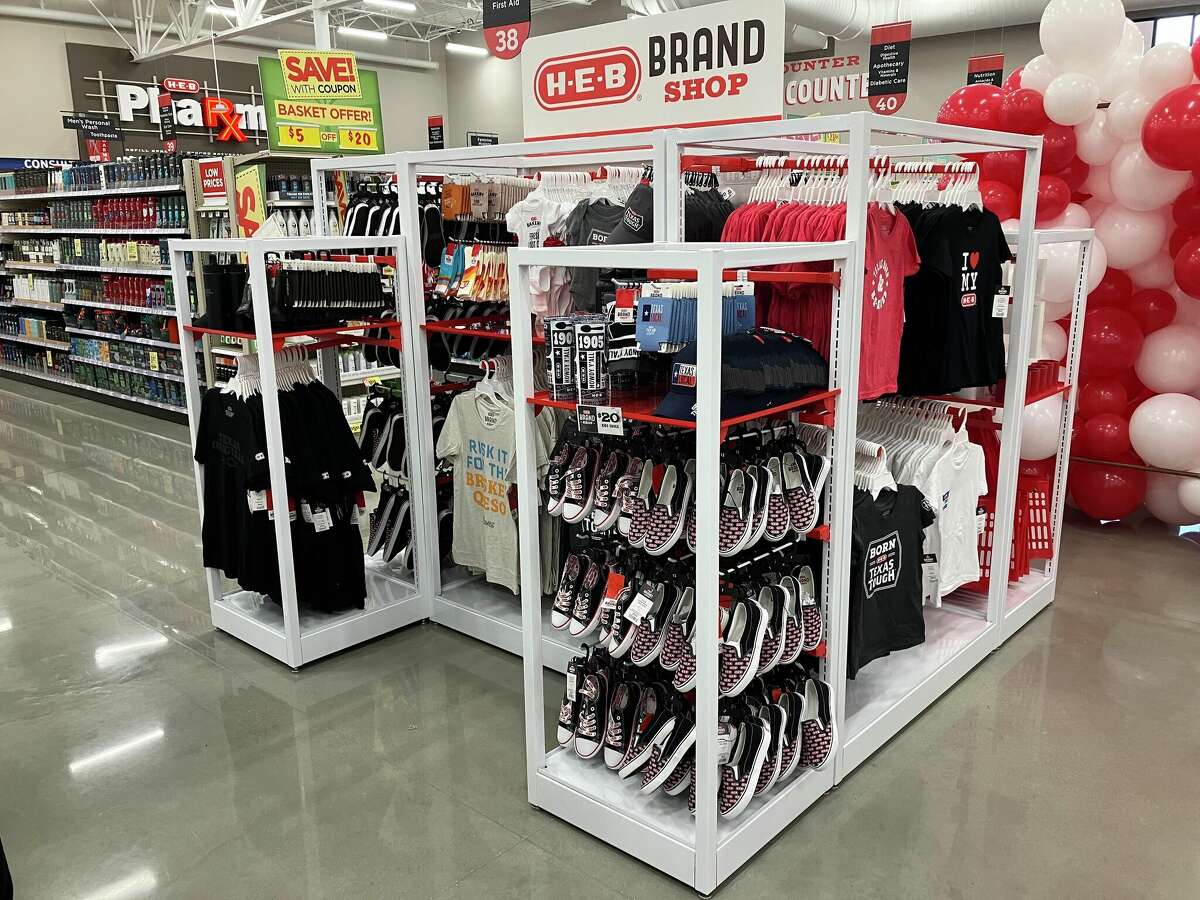 The H-E-B Brand Shop inside the Cibolo store.