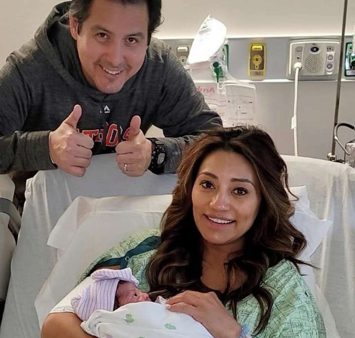 "What can I say, our hearts have exploded!" Rita Garcia and her husband welcome a baby girl named Jordan. 