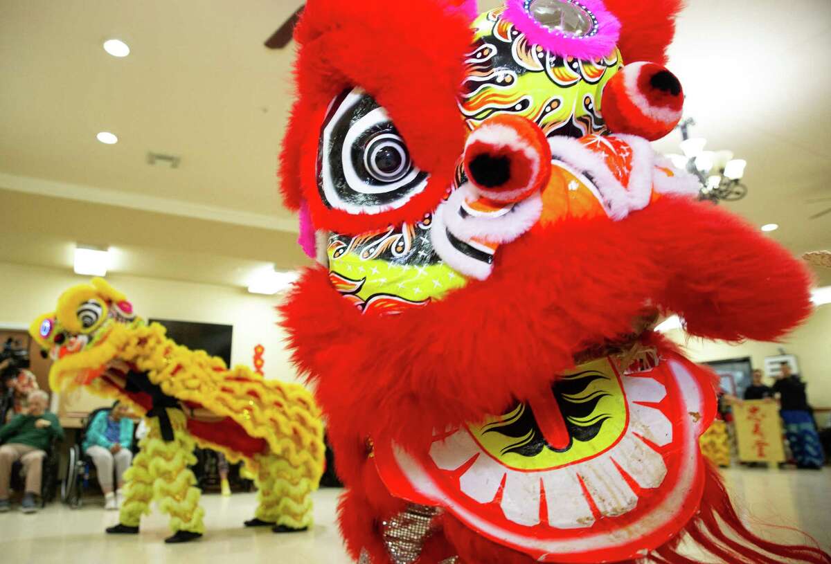 Houston police department's lion dance team makes Lunar New Year debut