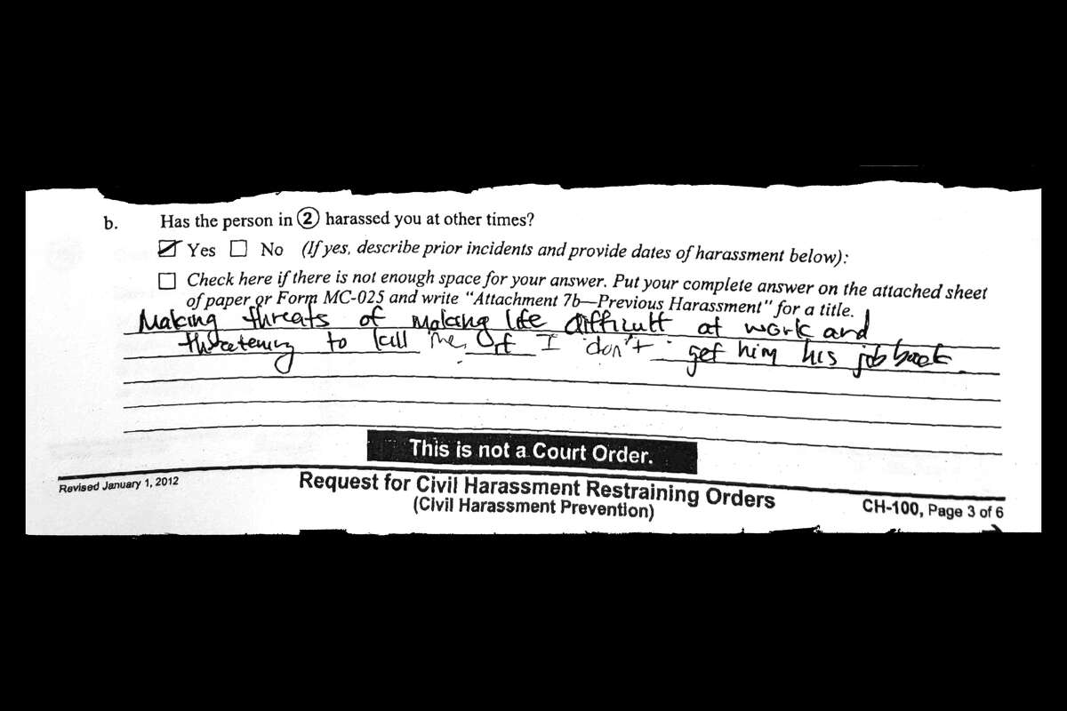 Zhao’s erstwhile  roommate Yingjiu Wang wrote successful  a 2013 restraining bid   petition  that Zhao had made “threats of making beingness  hard  astatine  enactment    and threatening to termination  maine  if I don’t get   him his occupation  back.”