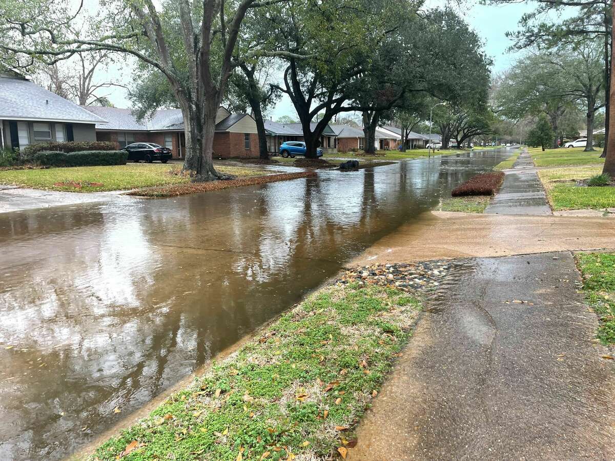 Streets in southwest Houston quickly turned into rivers as Tuesday's string of severe storms battered Harris County and southeast Texas.