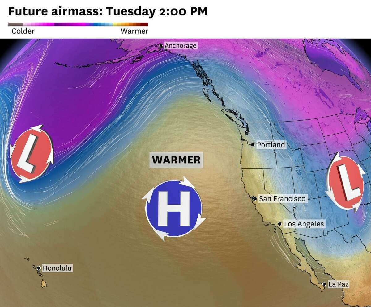 California weather to be shaped by 'omega block' this week