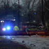 Crews work on removing a large tree blocking Allie Payne Road in Little Cypress after being knocked down by a powerful tornado that moved through the region Tuesday. Photo made Tuesday, January 24, 2023 Kim Brent/Beaumont Enterprise