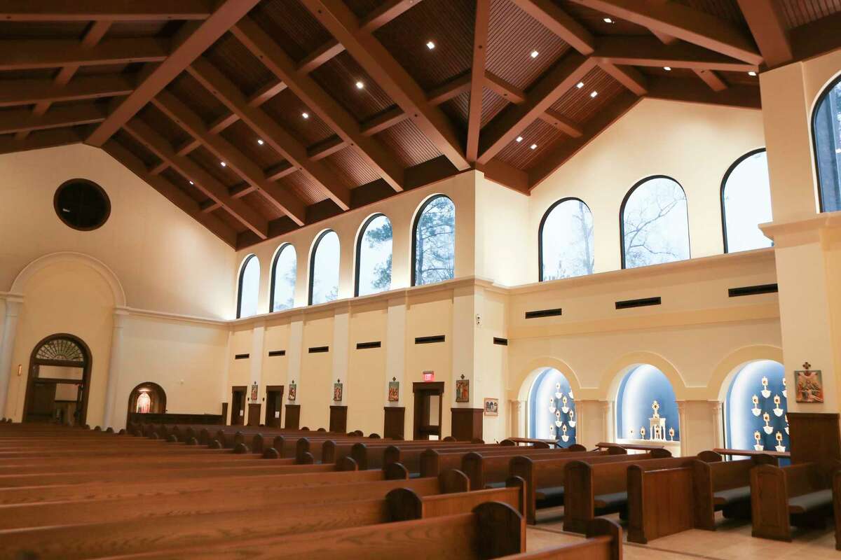 Our Lady of Angels Chapel at St. Anthony of Padua Church is seen, Tuesday, Jan. 24, 2023, in The Woodlands. The church raised $7.5 million in donations to complete the 350-person chapel, which broke ground in Feb. 2021.