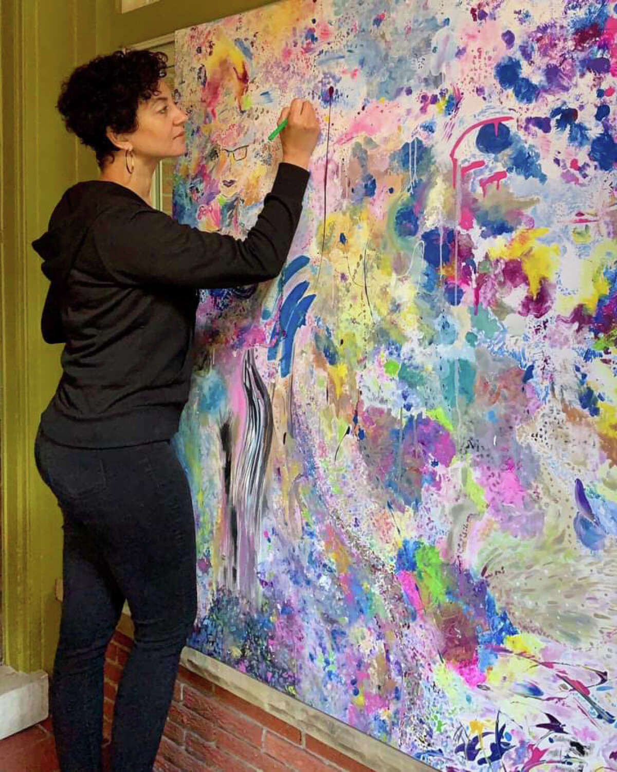 Nicolena Stubbs, whose art will be displayed in an exhibition honoring Black History Month, has always been artistically talented. However, she really dove into painting during the COVID pandemic. 