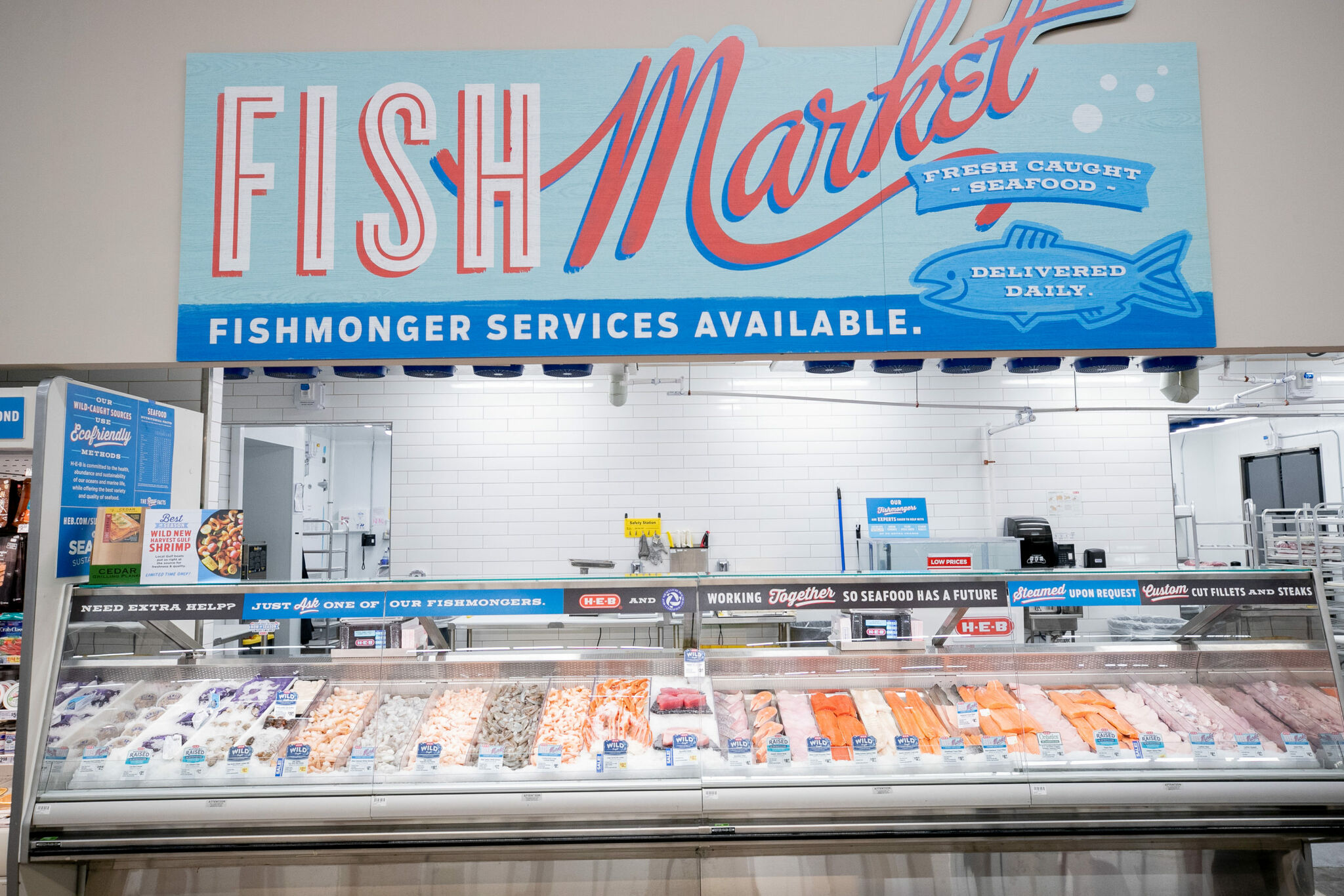Heb seafood shop