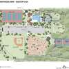 A rendering shows the master plan for Jerry Matheson Park in Tomball.