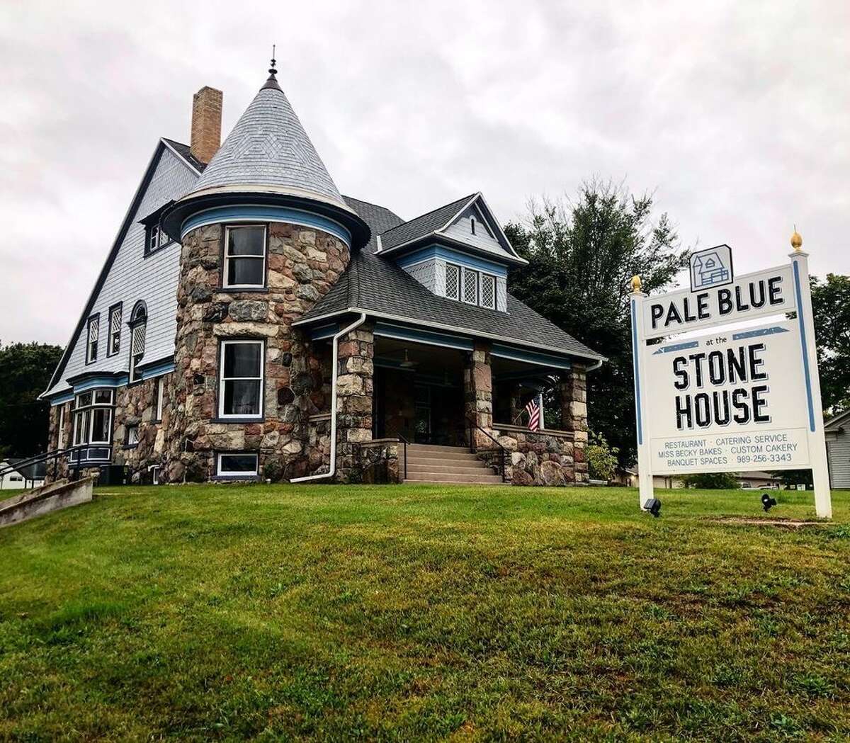 A view of Pale Blue at the Stone House located at 500 W. Cedar Avenue in Gladwin, Michigan