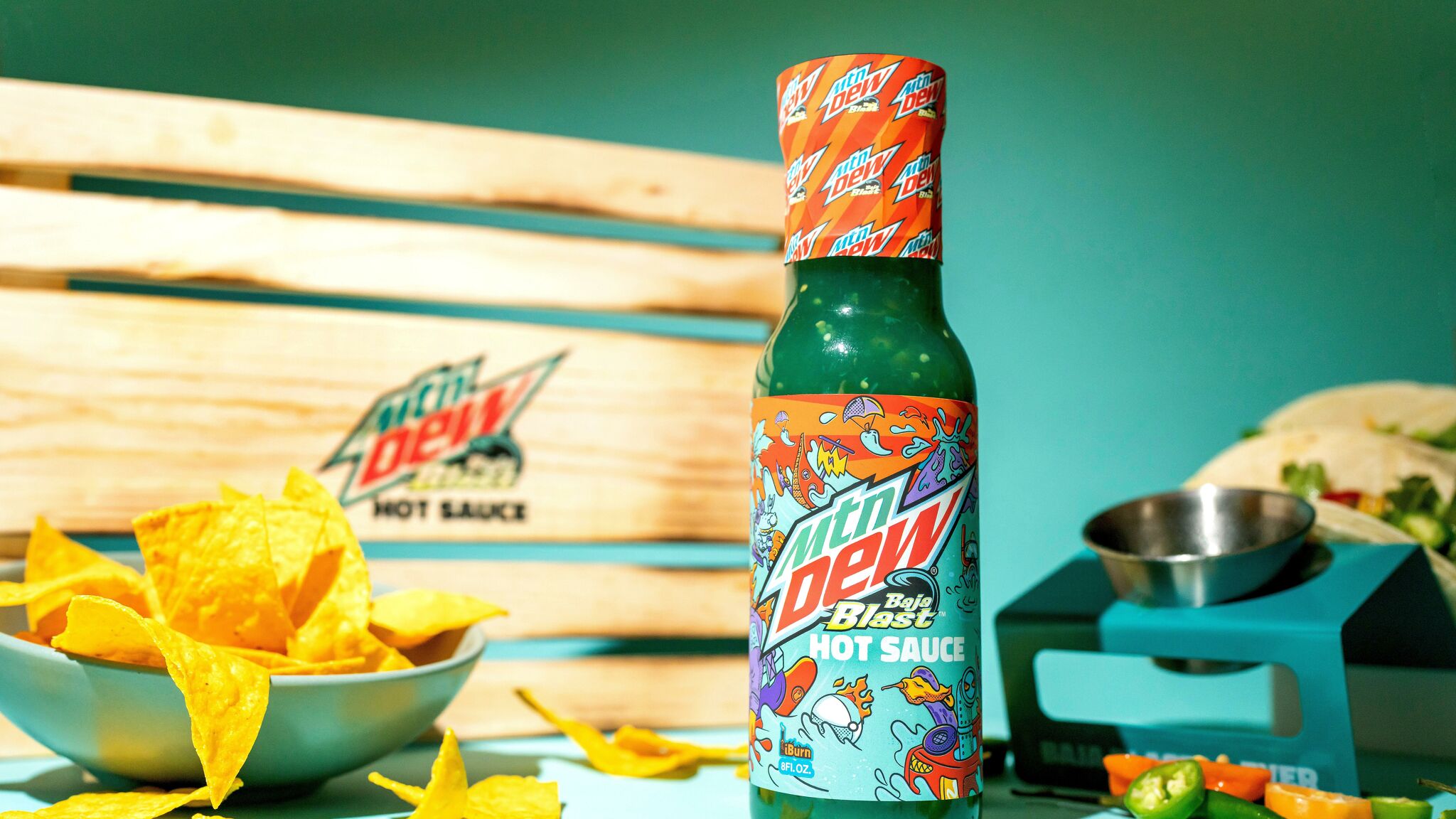 Taco Bell s Baja Blast Soda Now A Hot Sauce By Mountain Dew