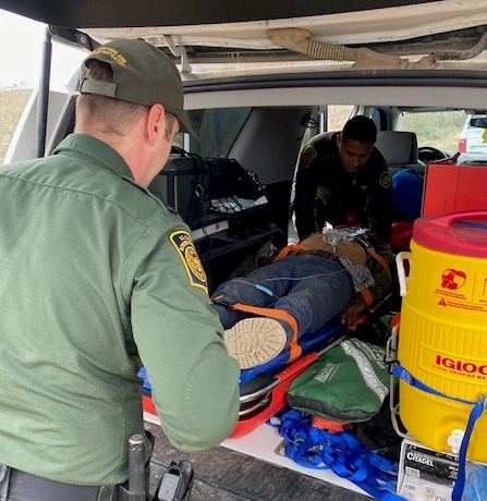 USBP agents rescue lost migrants near Hebbronville