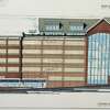 A developer, 62 Center, LLC, has presented plans to the Planning and Zoning Commission calling for a structure with first floor retail space, a roof-top beer garden and restaurant with five levels of parking in between. 