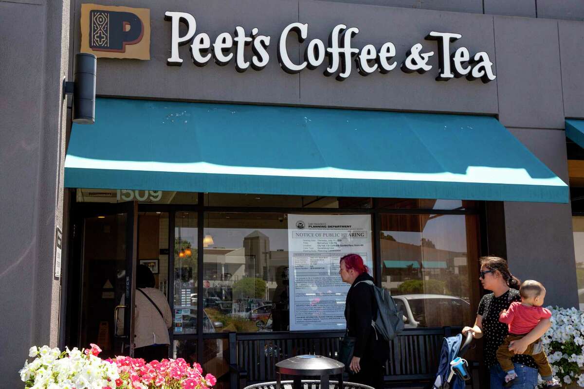 Peet’s Coffee at 1509 Sloat Blvd. on Wednesday, July 24, 2019, in San Francisco. The chain has as 242 locations in California and 334 stores across the country.