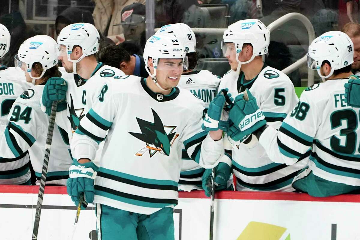 Timo Meier and the Sharks will face the Carolina Hurricanes at 4 p.m. Friday. (NBCSCA)