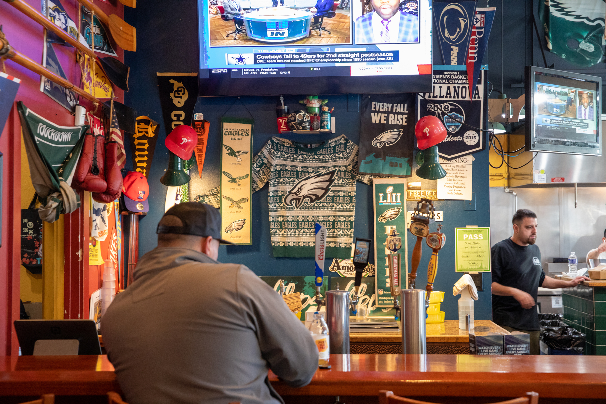 Philadelphia Eagles Bar in San Francisco